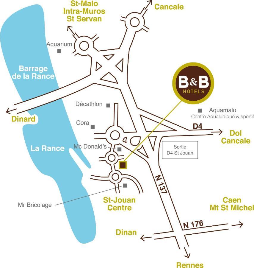 B&B Hotel Saint Malo Sud 外观 照片